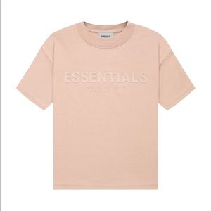 Essentials Fear Of God Kids Matte Blush T-Shirt
